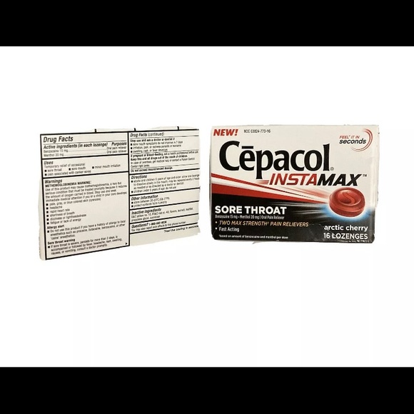 Cepacol Instamax Sore Throat Lozenges - Picture 3 of 3
